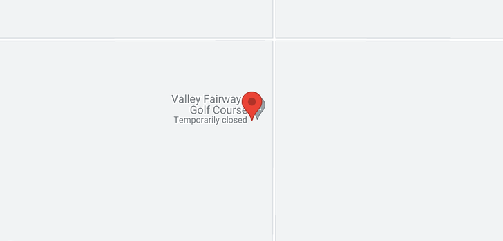 map of Valley Fairways Golf Course
